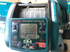Mulinello Elettrico Miya Epoch COMMAND X4 CX-4 12V Big Game Pesca con Cavo Testato