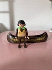 Vintage Playmobil Replacement Figure & Canoe Native American Settler 1974 Geobra