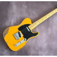 Electric guitar ash wood TL body maple neck and fingerboard relic nitro paint