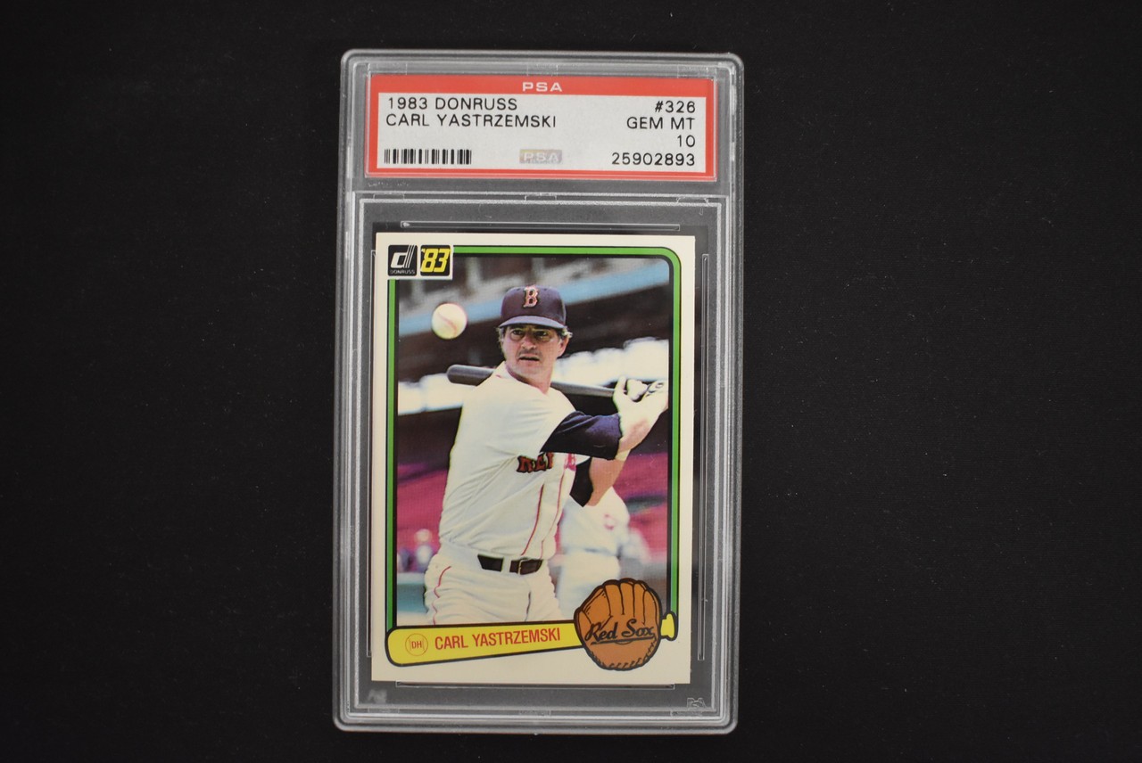 Carl Yastrzemski 1983 Donruss #326 Boston Red Sox PSA 10 GEM MINT