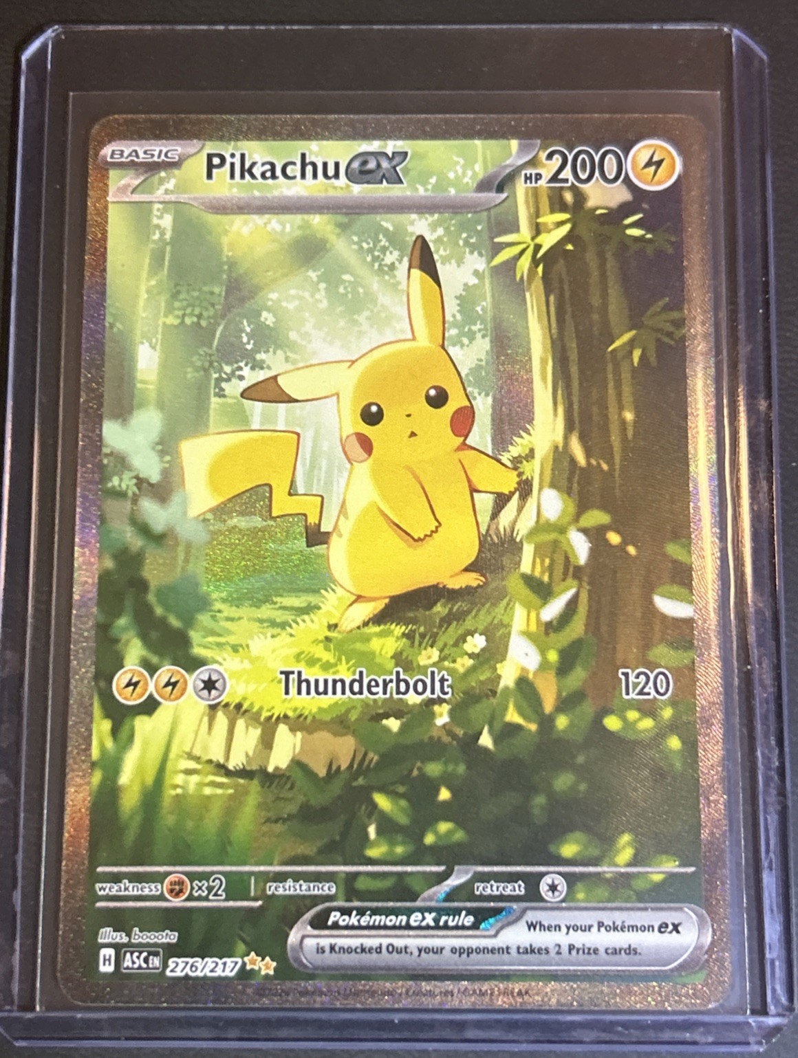 Pikachu ex 276/217 SPECIAL ILLUSTRATION RARE SIR Me: Ascended Heroes LP