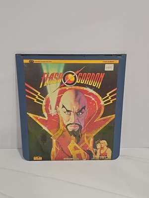 FLASH GORDON 1980 CED Videodisc MCA Home Video Cult Classic Music By QUEEN RARE