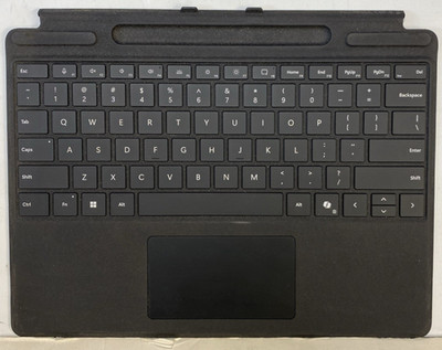 Microsoft Surface Pro Keyboard Model 1864 Black For Pro X, 8, 9 & 10 NO PEN
