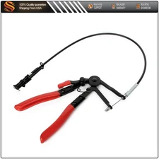 Cable Wire Hose Clamp Pliers Car Repairs Removal Tools Long Reach Flexible 24"