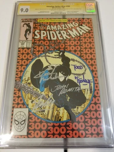 The Amazing Spider-Man #300 CGC 9.0 SS Stan Lee Romita Sr Todd Mcfarland David M