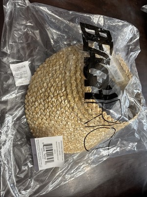 BEACH RIOT straw Visor. One Size, Never Opened Bag. Comes In  display picture 2