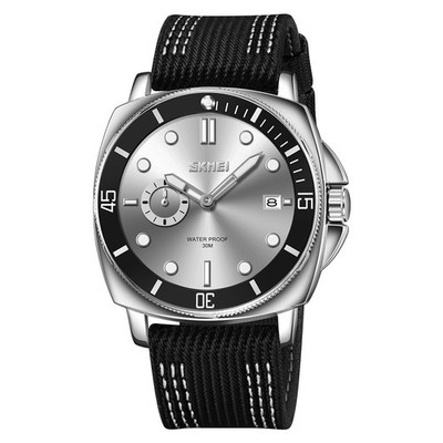 Men Wristwatch Quartz Watch Simple Dial Waterproof Luminous Strap