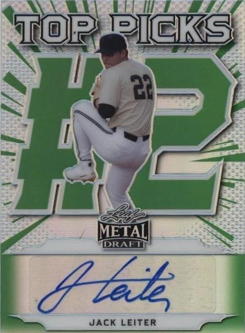 2021 Leaf Metal Draft - Jack Leiter #TP-JL1 for sale | eBay