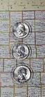 [3 coin lot] - Silver Washington Quarters UNCirculated "OVER 1/2 Oz Silver"