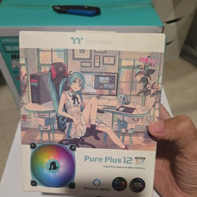 Tsukumo Thermaltake Pure Plus 12 RGB Case Fan Hatsune Miku Edition Sealed