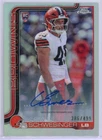 2025 Topps Chrome Carson Schwesinger Refractor (RAW)