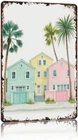 Coastal Vintage Metal Wall Art Print Aluminum Tin Sign 8x12 Inch
