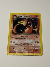 Pokémon Dark Charizard 4/82 Team Rocket Holo Rare English 2000 SWIRL HP/damaged