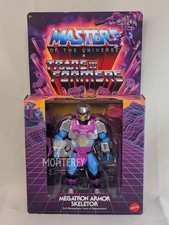 Mattel Masters of The Universe X Transformers Megatron Armor Skeletor MOTU New