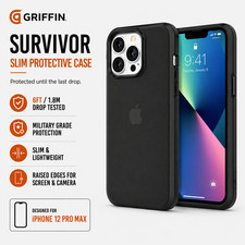 Griffin Survivor (iPhone 12 Pro Max) Case, Shockproof, 6ft Drop Tested, Cover