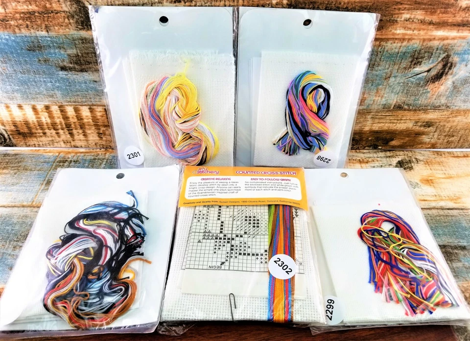 Kits de punto de cruz contados Jiffy Stitchery mamá ángel del titanio niños Jesús ELIGE Foto 2 de 2