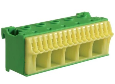Klemmblock SSK PE-Klemme Grün 63A   Hager KN22N (3 Stück)