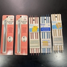 Lot of Vtg Knitting Needles/crochet Hooks-New Diana Boye sz 1,2,3 & Marcia Lynn