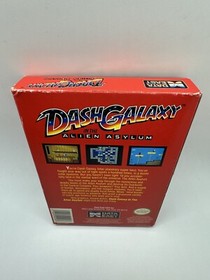 Dash Galaxy In The Alien Asylum (Nintendo NES) Complete CIB Good Shape!