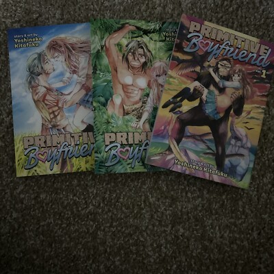 Primitive Boyfriend Manga Vol. 1,2,3 Complete Set  English