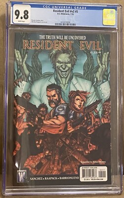 Resident Evil V2 #5 CGC 9.8 *Only 5 9.8s on Census* DC/Wildstorm 2010 WP
