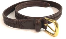 Unbranded Men's Brown Genuine Full Grain Leather Belt 2599-02 waist Size 36  