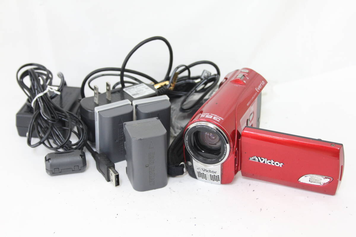 Victor Everio GZ-MS101-R Red 35x Optical Zoom SD Camcorder Victor Everio GZ-MS101-R Red 35x Optical Zoom SD Camcorder