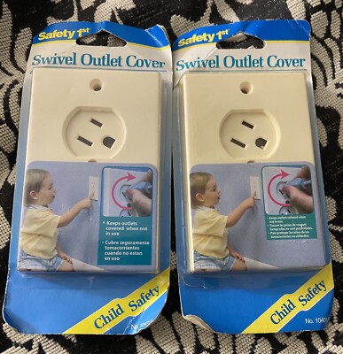  2 Safety 1st Swivel Outlet Cover Infant Baby Child Protection Device NEW