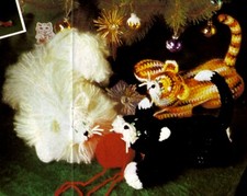 ADORABLE Three Little Kittens/Cats/Toy/Crochet Pattern INSTRUCTIONS ONLY