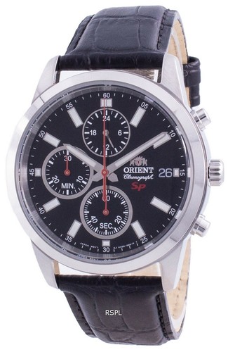 Orient Sporty Chronograph Black Dial 