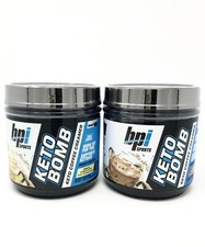 BPI Sports Keto Bomb Ketogenic Creamer for Coffee 18 Servings - Pack of 2