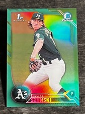 2016 Bowman Chrome 1st PROSPECT ROOKIE GREEN REFRACTOR Skylar Szynski 96/99