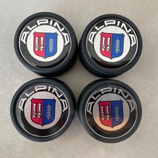 4x ALPINA STYLE Radnabenkappen Felgendeckel Nabenkappe Emblem 63mm