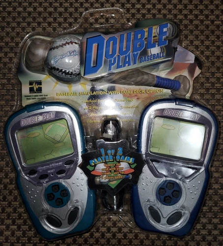 BASEBALL DOUBLE PLAY EXCALIBUR ELECTRONIC HANDHELD Games 1 or 2 PLAYERS 2 UNITS!