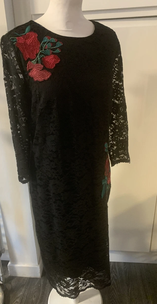 Black shift dress matalan top
