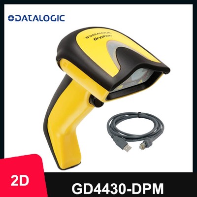 Datalogic Gryphon GD4430-DPM Corded Handheld 2D Barcode Scanner with USB Cable