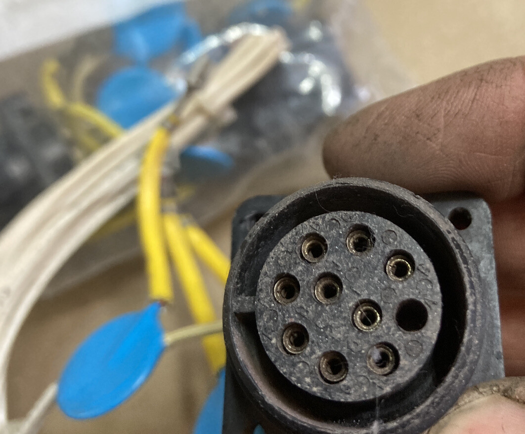 MILLER WELDER PART MI190363 Amphenol Receptacle 10 pin Used And Tested