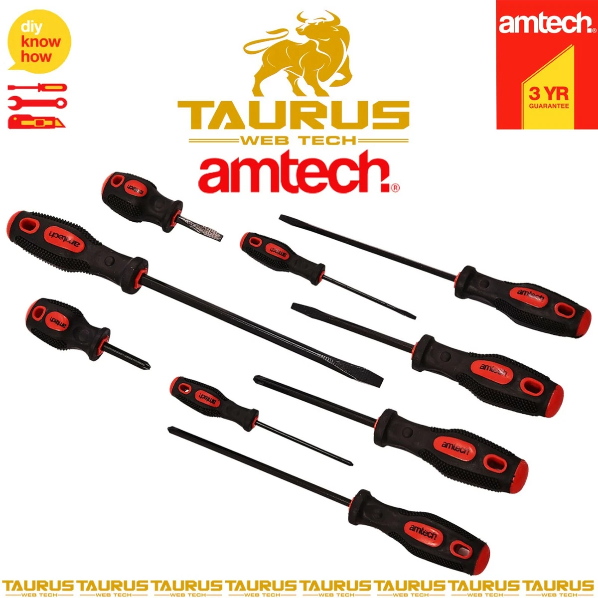 Amtech on sale screwdriver set