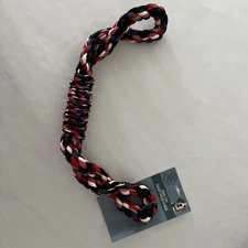 Rope Chew Toy Dog Tug Of War Double Loop Knot Braided Greenbrier Kennel Club New