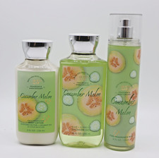 Bath  Body Works Cucumber Melon Mist, Body Lotion  Shower Gel 3pc bundle - NEW
