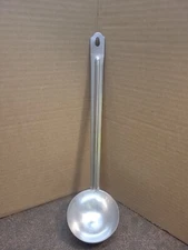 Vintage Solid Stainless Ladle Server Kitchen Utensil Decor Rustic BA1