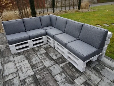 JACKKISSEN Palettenkissen Schaumkissen Kissen Palettensofa Euro Paletten Polster 60 x 60