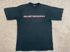 Vintage Phoney Baloney T-Shirt Mens XL Casual Regular Crew Neck Amsterdam Black