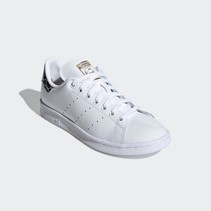 stan smith white black gold