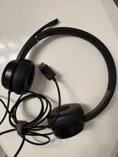 Lenovo 100 Stereo USB Headset Model L09 Black Headphones Mic