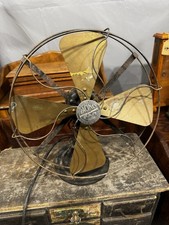 Rare Vintage Antique Racine Electric Company Brass Blade 12