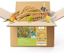 2LB Spray Millet Bird Treat for Parakeets, Natural Sun-Dried Birds Millet Spr...