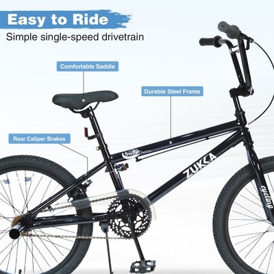 ビ*ー様 ジャンク　A-bike plus 現状品 ZUKKA 20 Inch Mountain Bike BMX Handlebar Bicycle Single Speed
