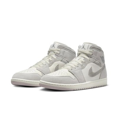 Nike Air Jordan 1 Mid SE Neutral Grey Sail Men's FQ7720-002 New