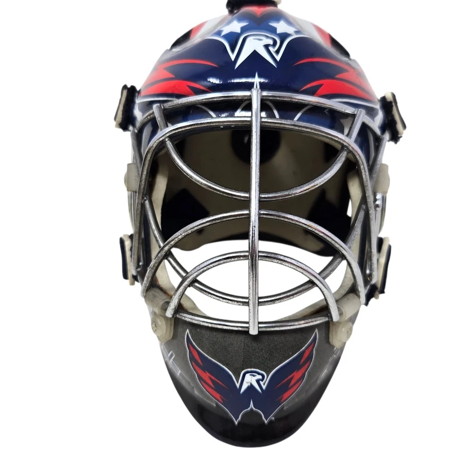 Washington Capitals Goalie Mini Helmet Franklin No Box - Image 4 of 4